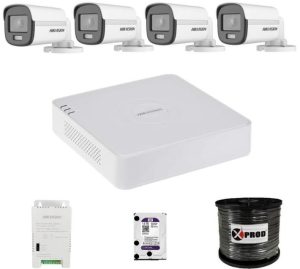 4 Channel Hikvision Camera Set