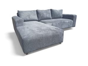 Anatolia L-shape couche Corduroy-grey